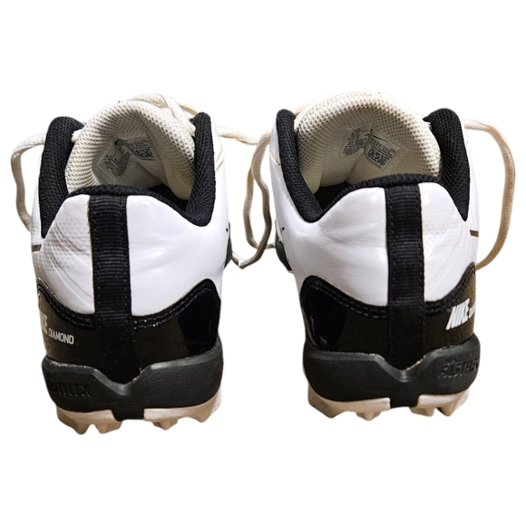 Nike Alpha Huarache 4 Keystone Rubber Baseball Cleats DJ6525-101 Fastflex Sz 5.5 - Picture 9 of 14
